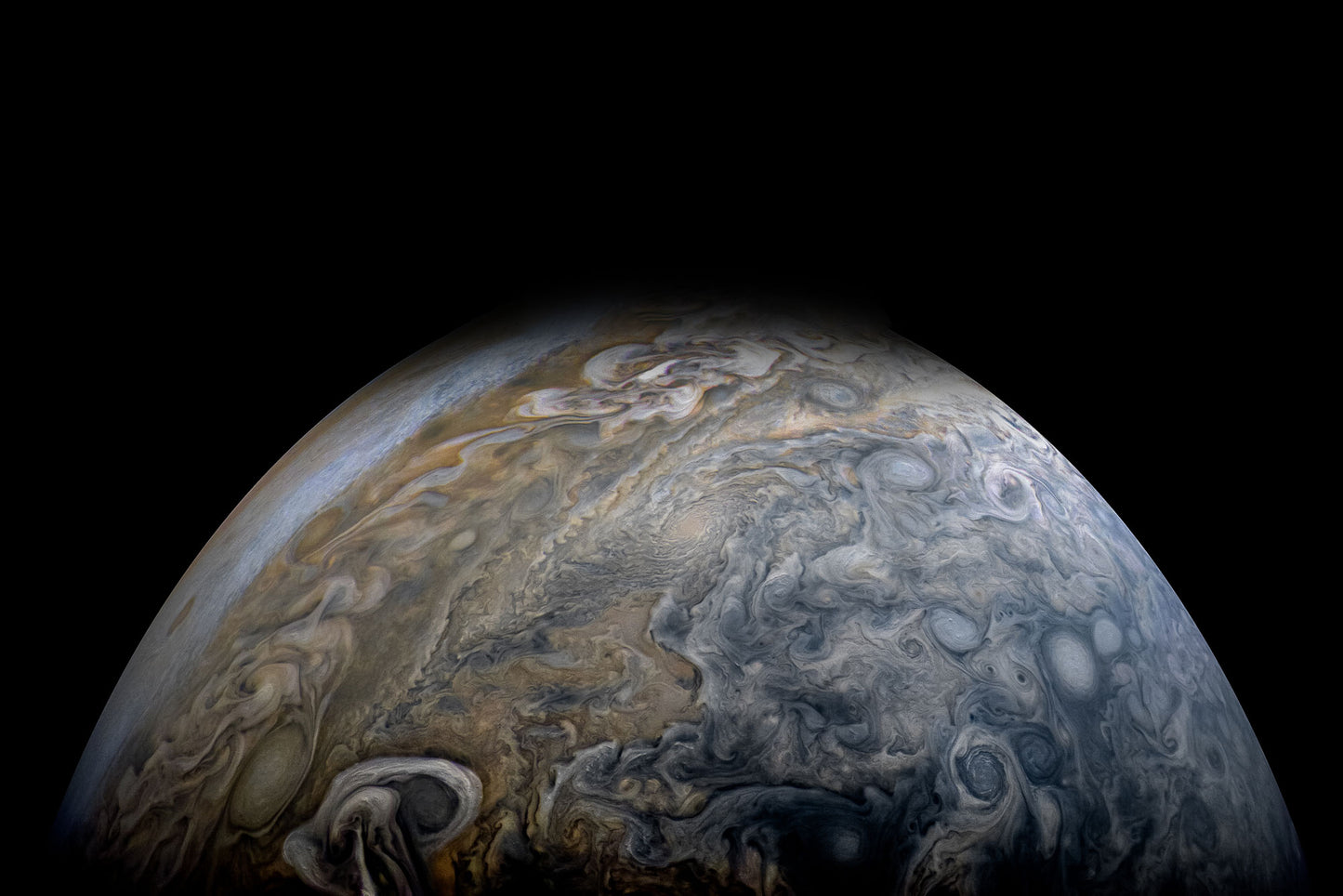 Jupiter-Wolkenlandschaft