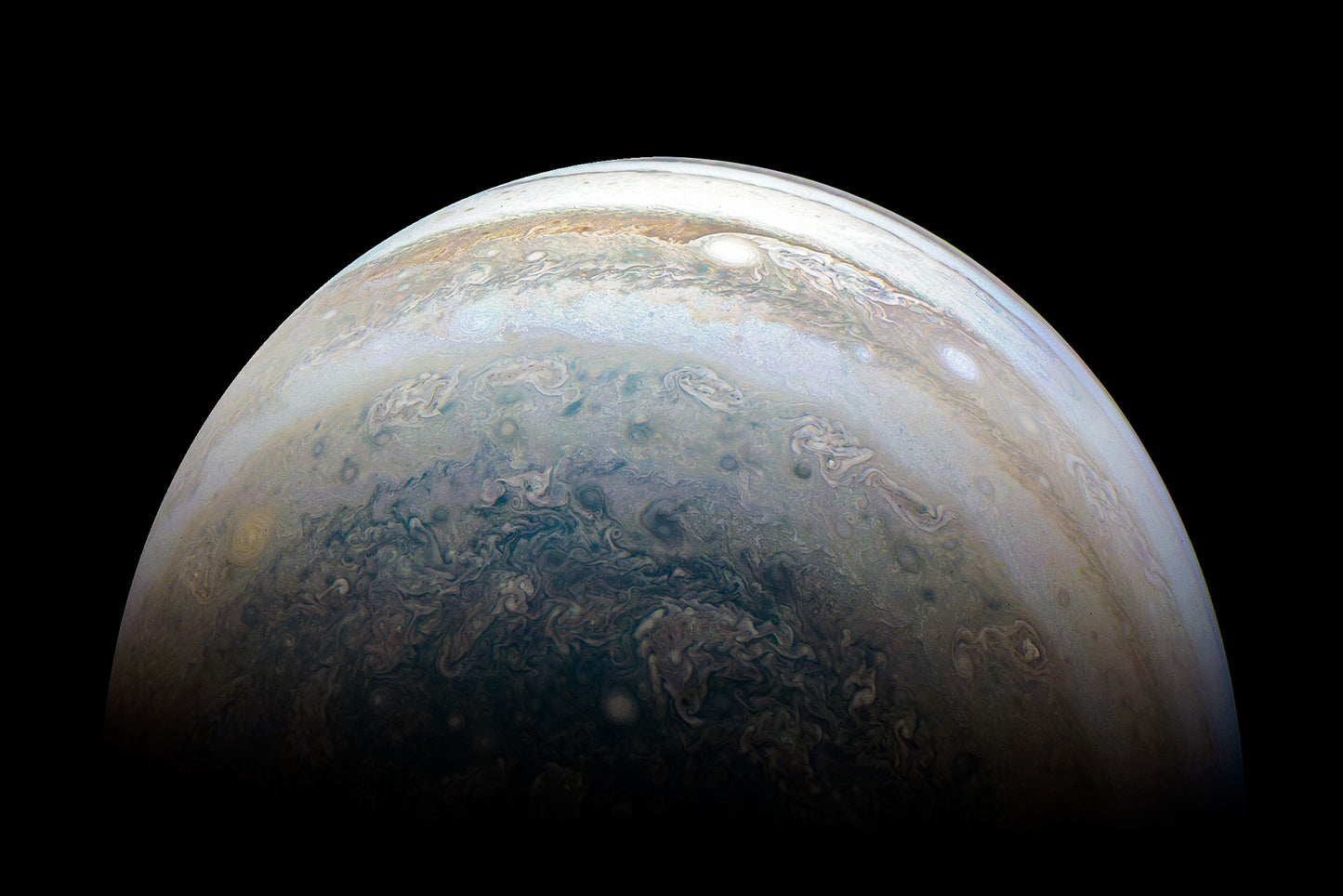 Ausgehende Ansicht von Jupiter