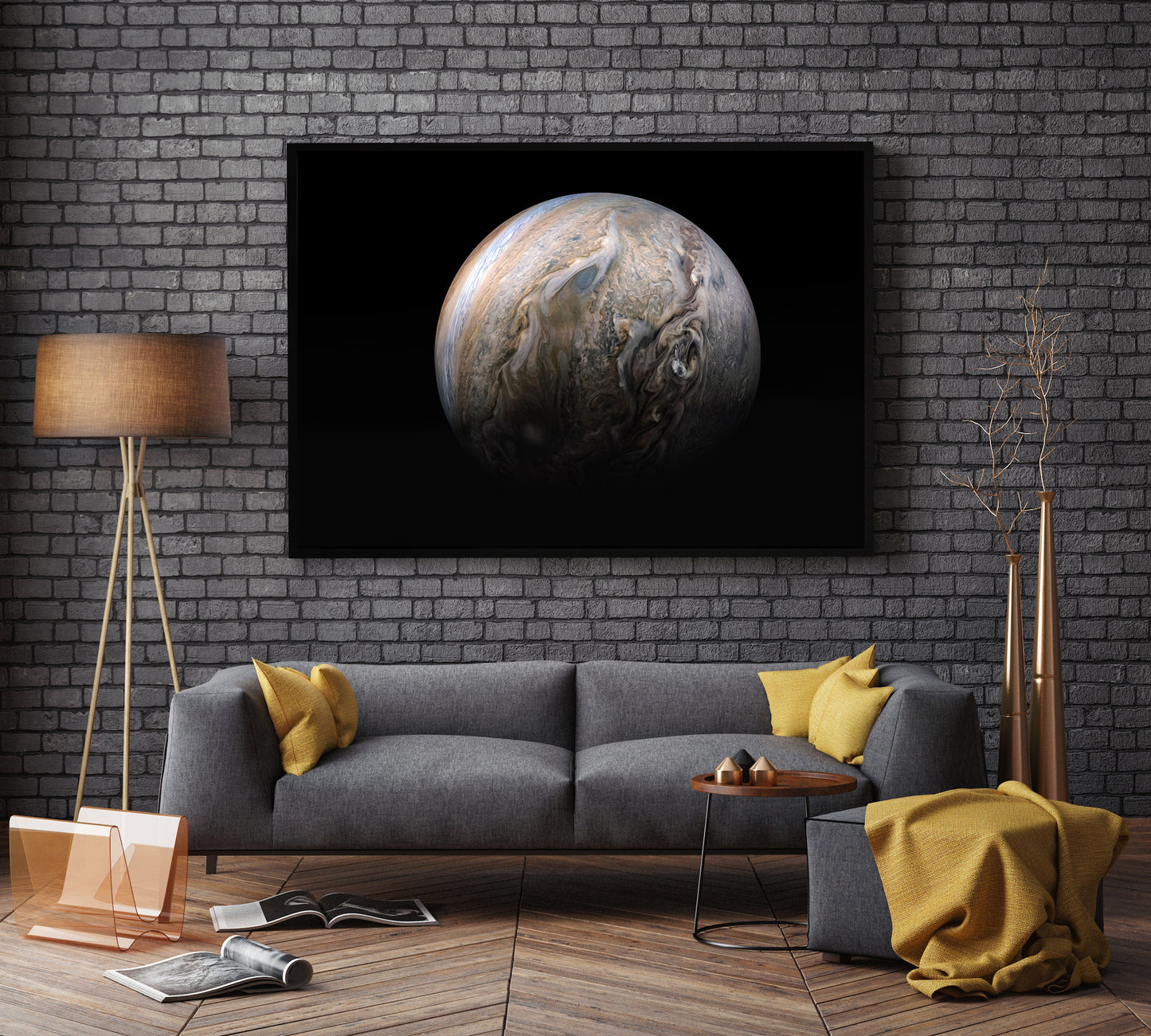 Nuages ​​tumultueux de Jupiter